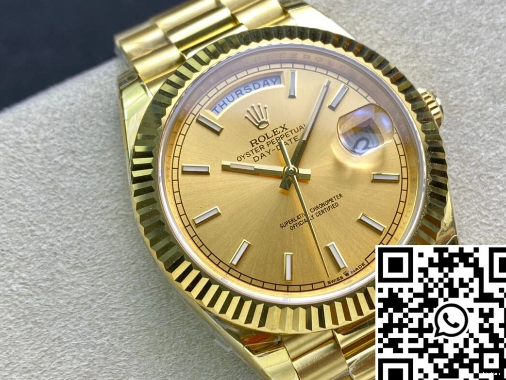 40MM Rolex EW Date Dial Day Gold Factory M228238-0003 0717
